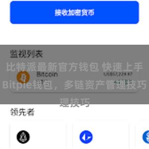 比特派最新官方钱包 快速上手Bitpie钱包，多链资产管理技巧