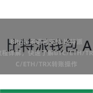 Bitpie多语言支持 比特派钱包转账教程详解，快速了解BTC/ETH/TRX转账操作