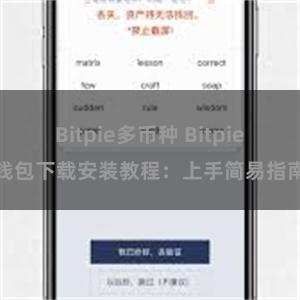 Bitpie多币种 Bitpie钱包下载安装教程：上手简易指南