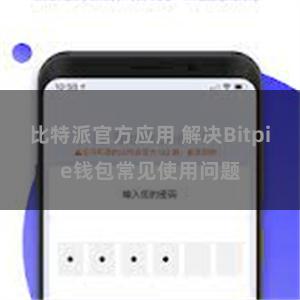 比特派官方应用 解决Bitpie钱包常见使用问题