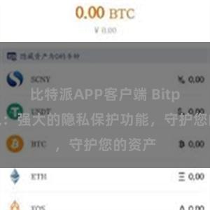 比特派APP客户端 Bitpie钱包：强大的隐私保护功能，守护您的资产