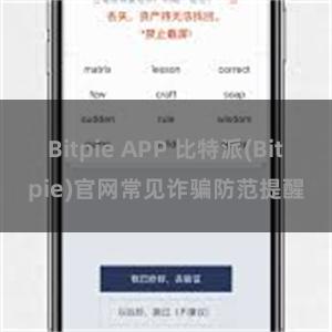 Bitpie APP 比特派(Bitpie)官网常见诈骗防范提醒