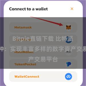 Bitpie直链下载 比特派多币种：实现丰富多样的数字资产交易平台